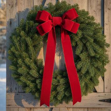 24" Classic Pine Wreath